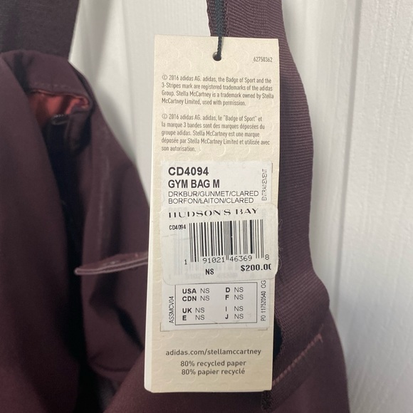 ADIDAS by STELLA MCCARTNEY Gym Bag Duffel - Picture 8 of 10